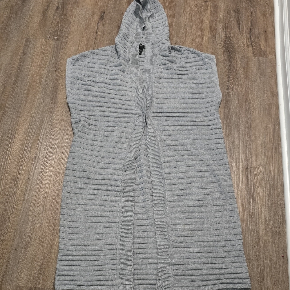 White House Black Market  Gray Cardigan